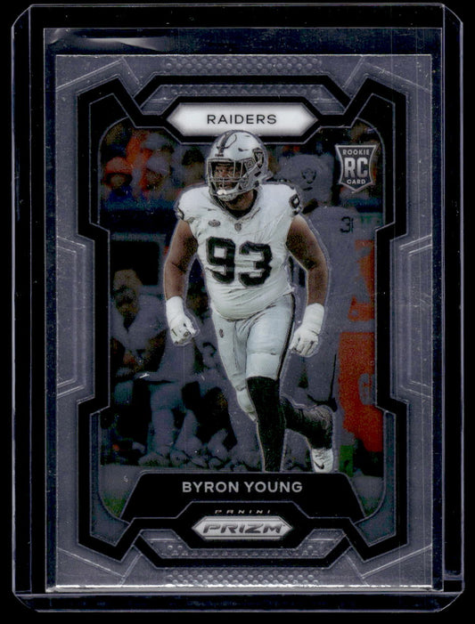 2023 Panini Prizm Byron Young Rookie RC Card #355 (Las Vegas Raiders)