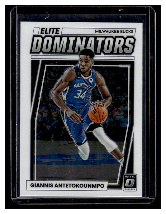 2022-23 Donruss Optic "Elite Dominators" #21 Giannis Antetokounmpo (Milwaukee Bucks)