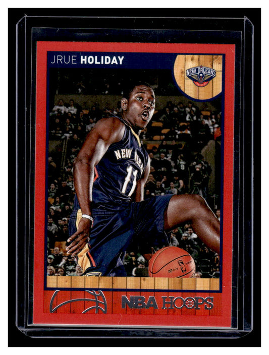 2013-14 NBA Hoops #3 Jrue Holiday "Red" (New Orleans Pelicans)