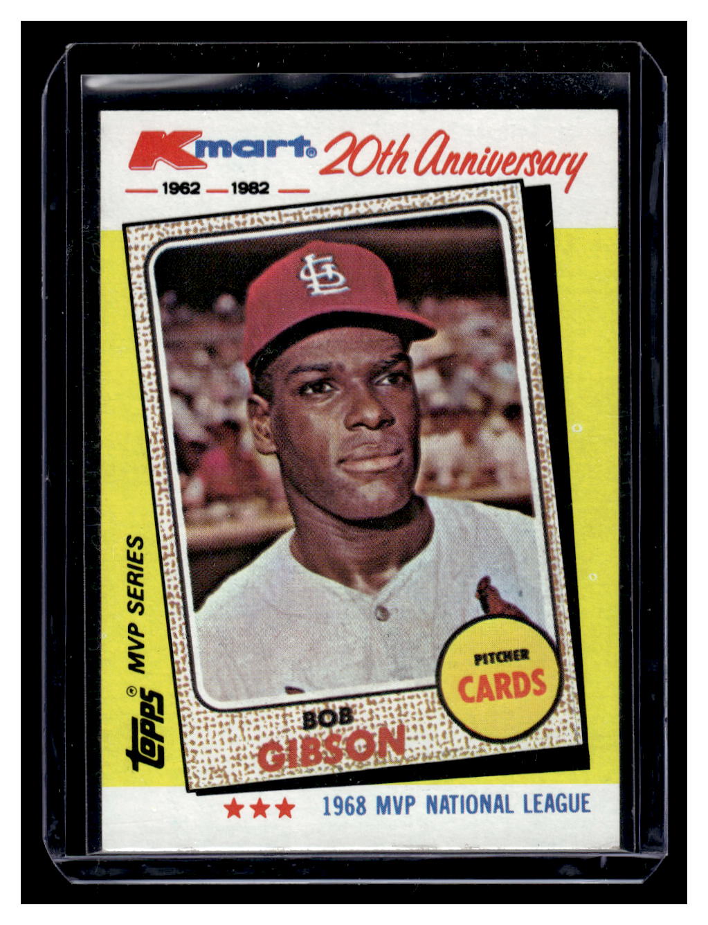 1982 Topps Kmart 20th Anniversary #14 Bob Gibson (St. Louis Cardinals)