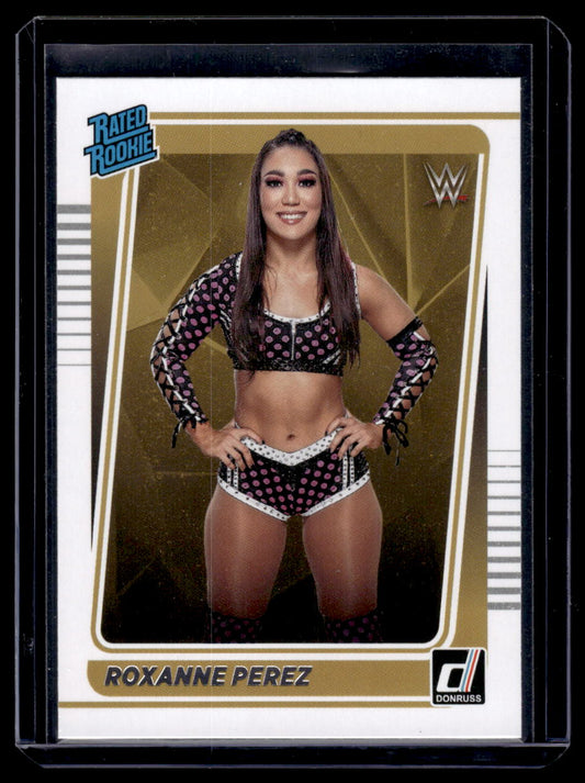 2022 Panini Chronicles Donruss Rated Rookie RC WWE Roxanne Perez #114