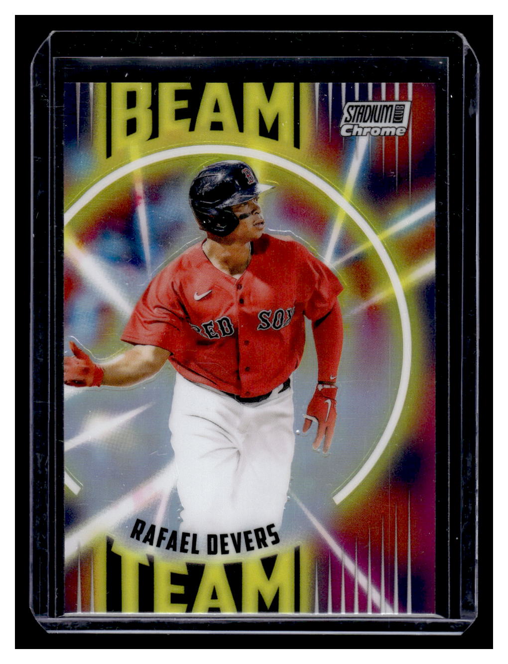 2022 Stadium Club Chrome "Beam Team" #BT-18 Rafael Devers (Boston Red Sox)