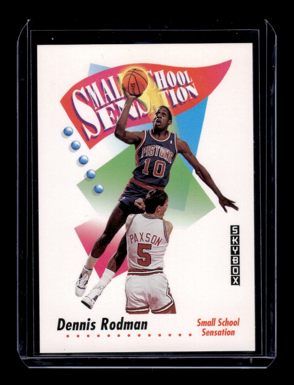 1991-92 SkyBox #608 Dennis Rodman (Detroit Pistons)