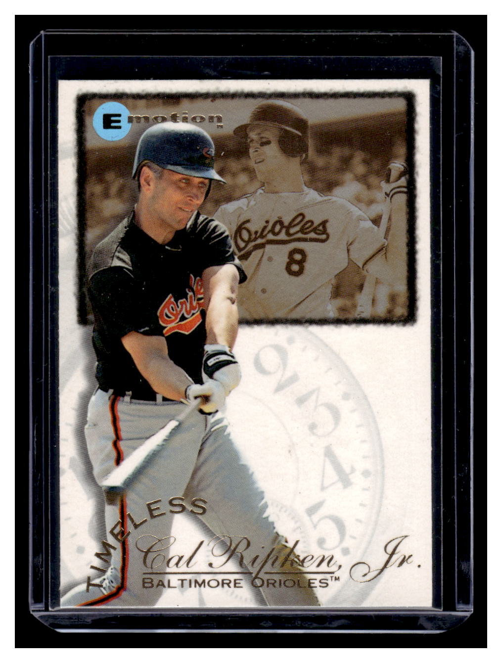 1995 Skybox E-Motion "Timeless" #7 Cal Ripken Jr. (Baltimore Orioles)