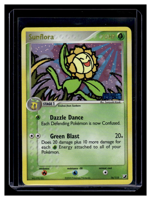 2005 Pokemon Unseen Forces Holo Sunflora #16