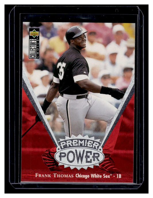 1997 Collector's Choice Premier Power #PP12 Frank Thomas (Chicago White Sox)