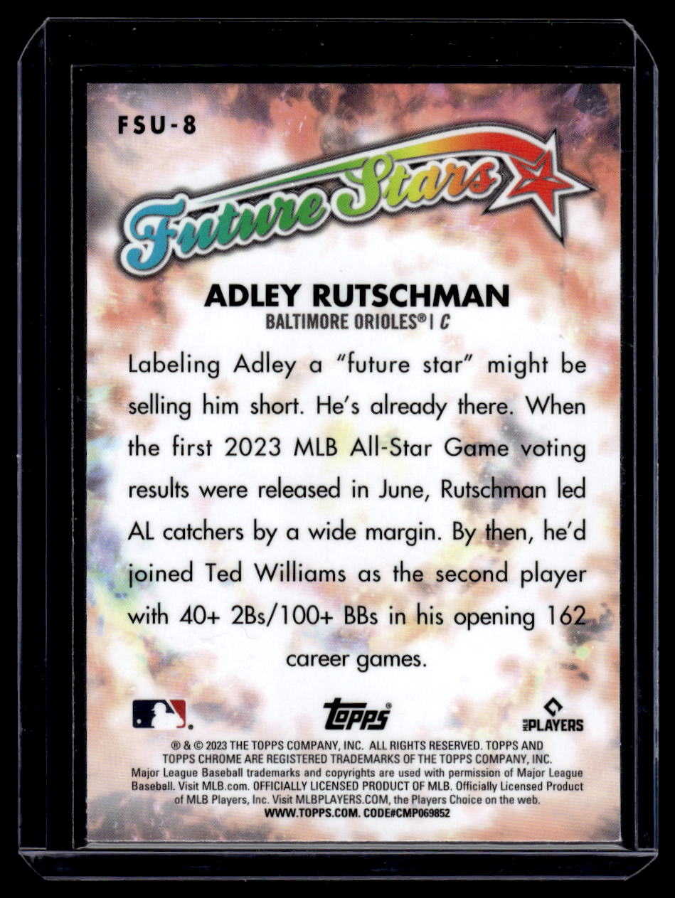 2023 Topps Chrome Update "Future Stars" #FSU-8 Adley Rutschman (Orioles)