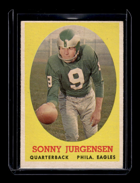 1958 Topps Rookie #90 Sonny Jurgensen (Philadelphia Eagles)