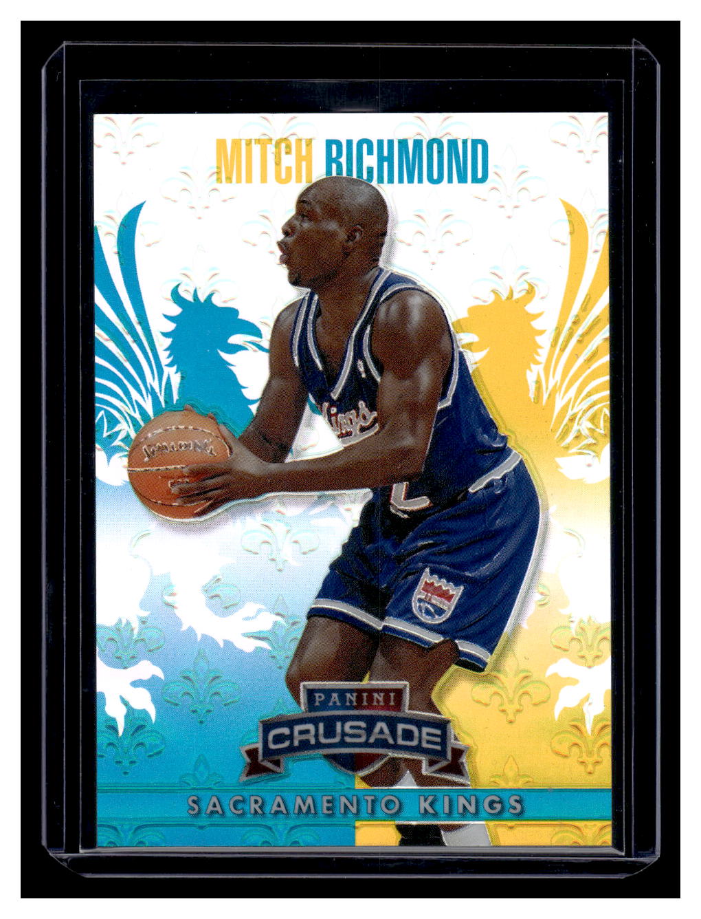 2013-14 Panini Crusade "Teal" #82 Mitch Richmond #'d /249 (Sacramento Kings)