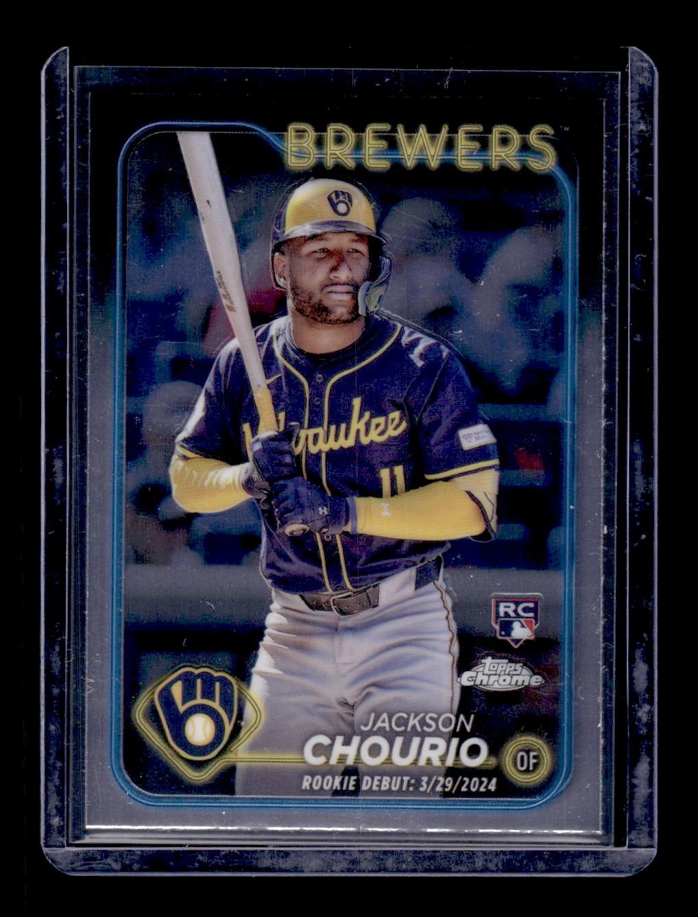 2024 Topps Chrome Update #USC30 Jackson Chourio (RC) (Milwaukee Brewers)