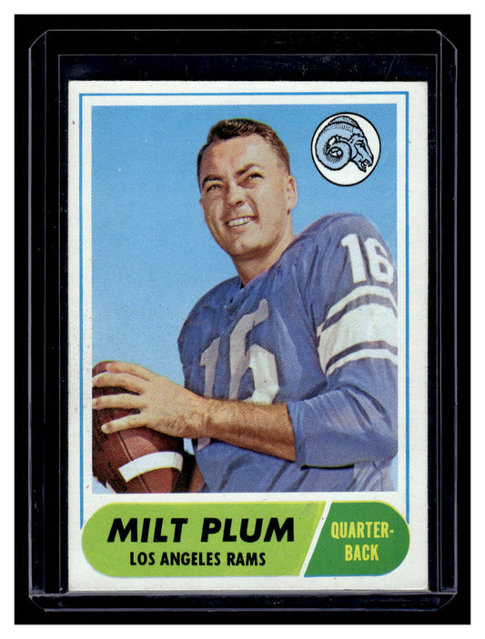 1968 Topps #104 Milt Plum (Los Angeles Rams)