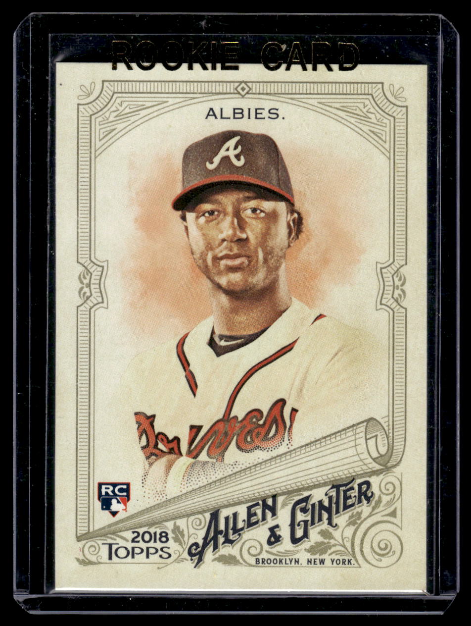 2018 Topps Allen  & Ginter Rookie Card #116 Ozzie Albies (Atlanta Braves)