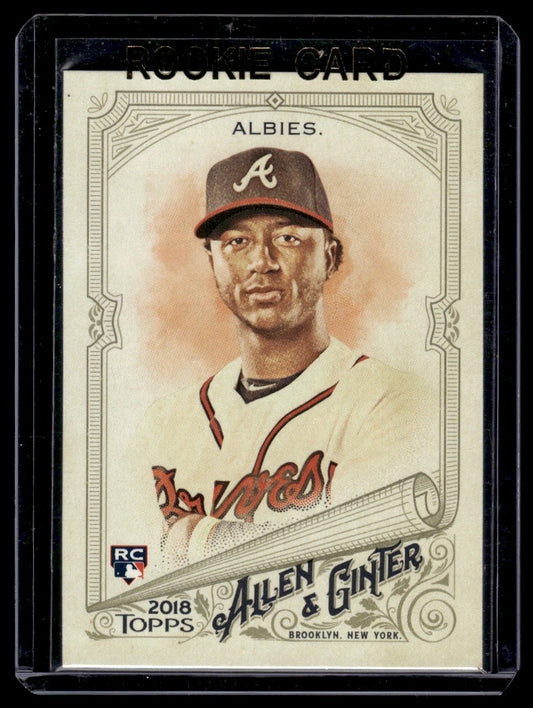 2018 Topps Allen  & Ginter Rookie Card #116 Ozzie Albies (Atlanta Braves)