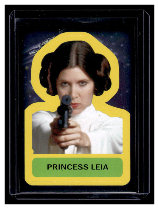 2015 Topps Star Wars Journey to The Force Awakens Stickers Princess Leia #S-3