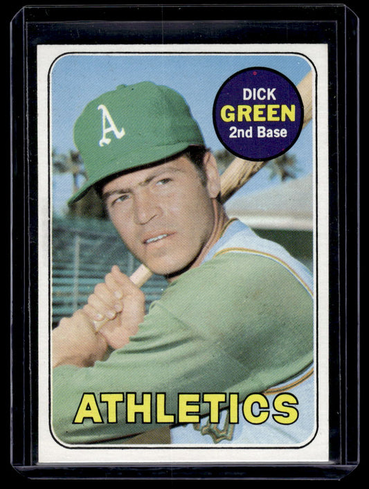 1969 Topps Dick Green #515 (Oakland Athletics)