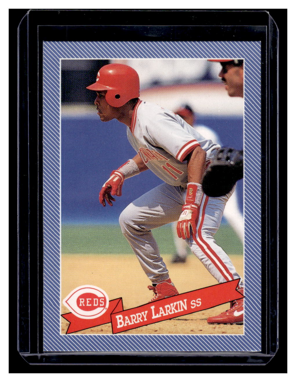 1993 Hostess Baseball Card #8 Barry Larkins (Cincinnati Reds)