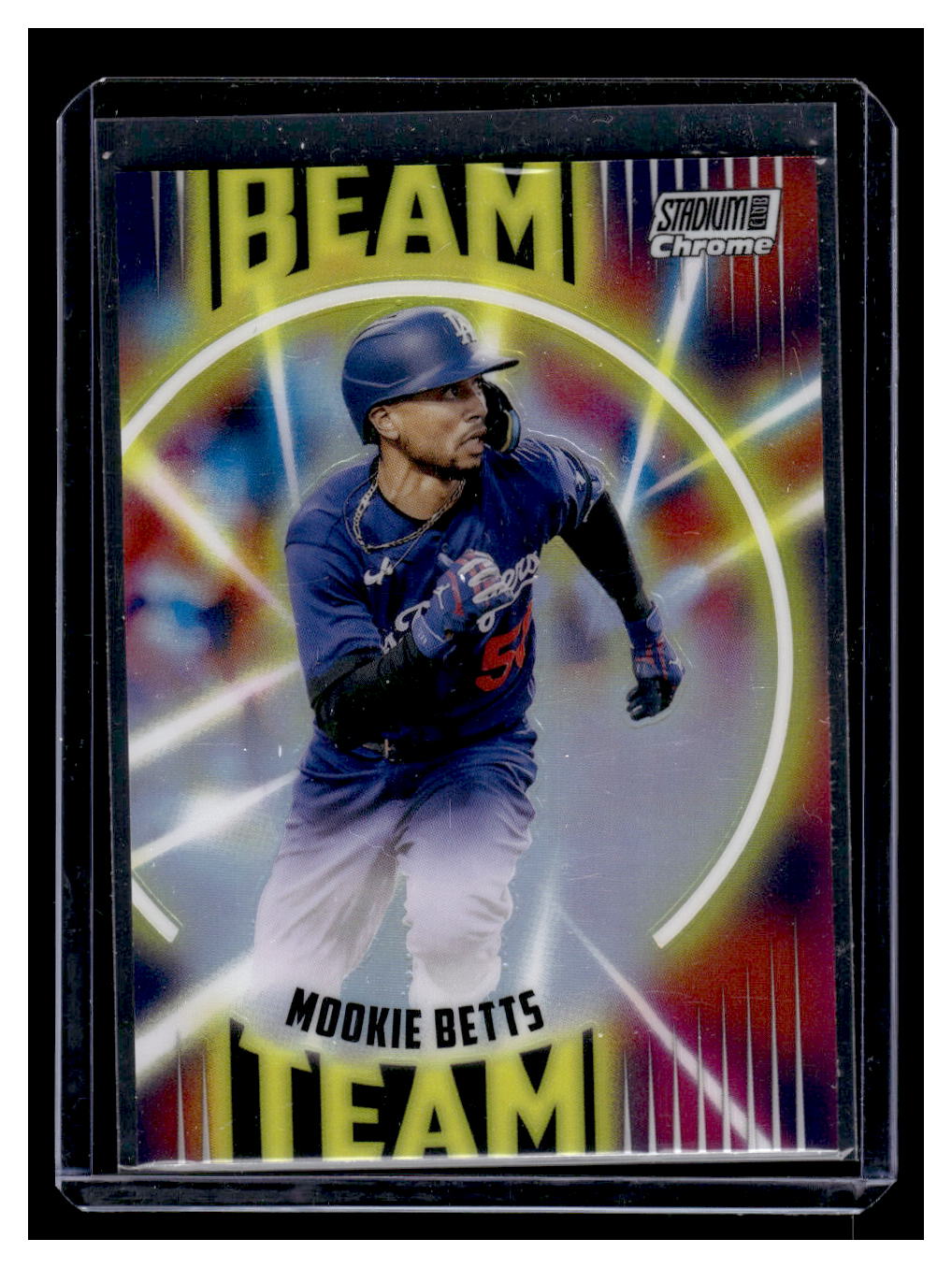 2022 Stadium Club Chrome "Beam Team" #BT-24 Mookie Betts (Los Angeles Dodgers)