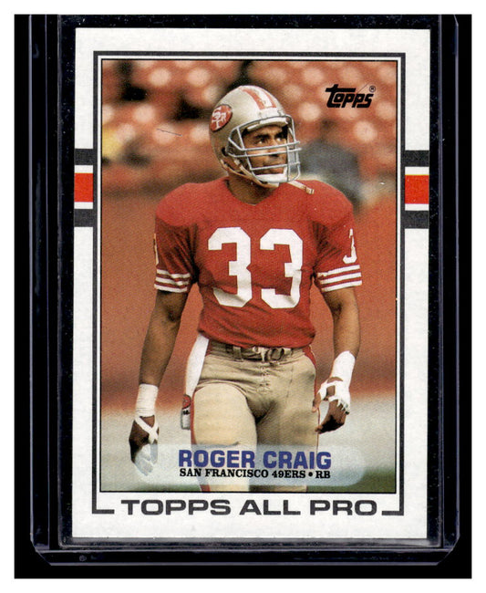 1989 Topps #27 Roger Craig (San Francisco 49ers)