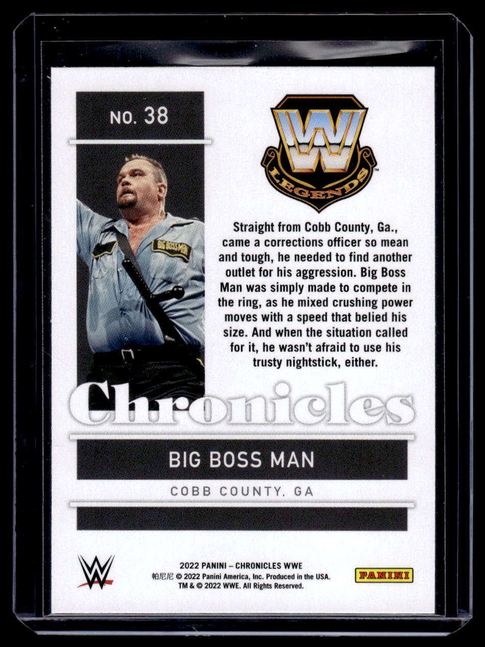 2022 Panini Chronicles WWE Big Boss Man #38