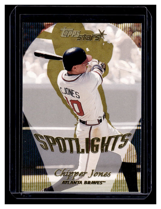 2000 Topps Stars #158 "Spotlights" Chipper Jones (Atlanta Braves)