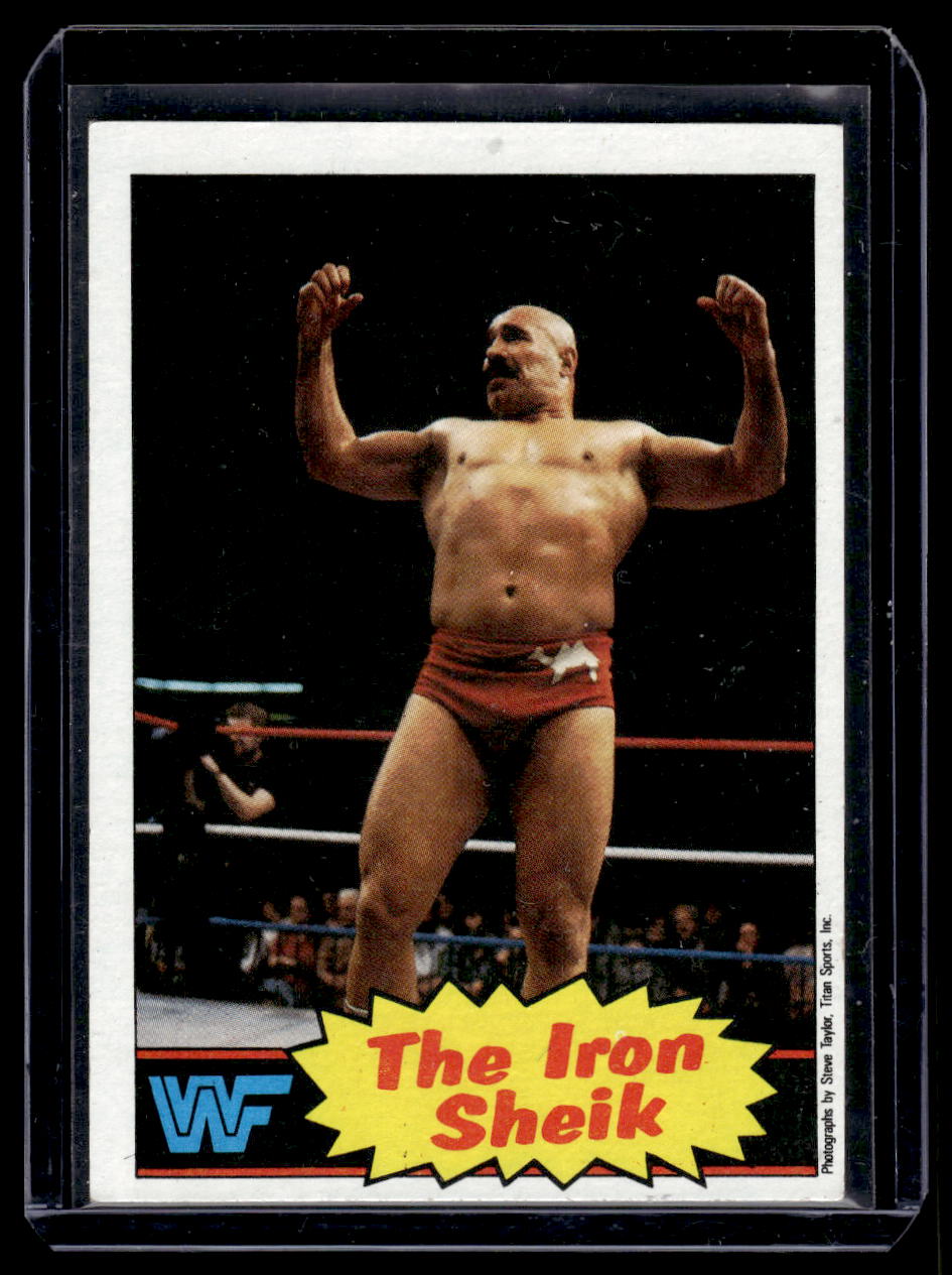 1985 Topps WWF The Iron Sheik Wrestling Card #2