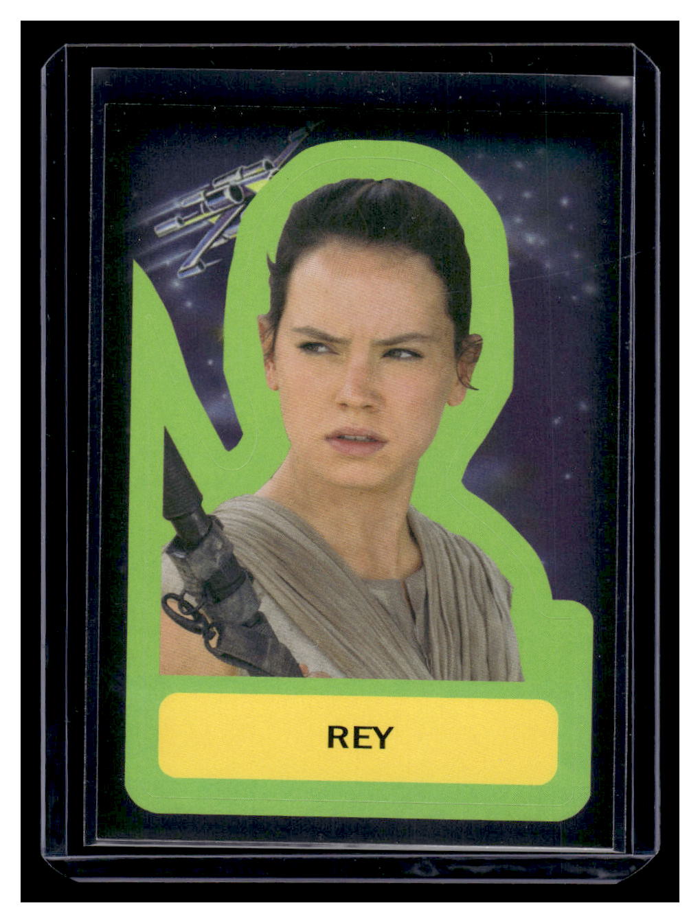 2015 Topps Star Wars Journey to The Force Awakens Stickers REY #S-4