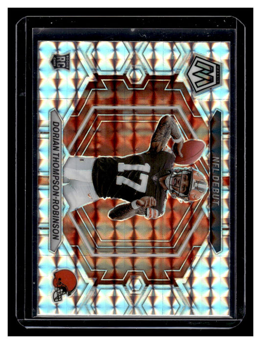 2023 Panini Mosaic  #ND-6 "Silver Prizm" Dorian Thompson-Robinson Rookie RC (Browns)