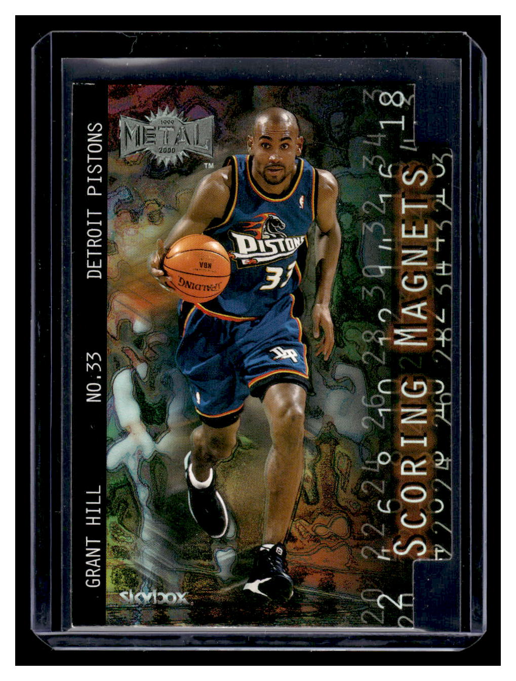 1999 Metal Scoring Magnets #1SM Grant Hill (Detroit Pistons)