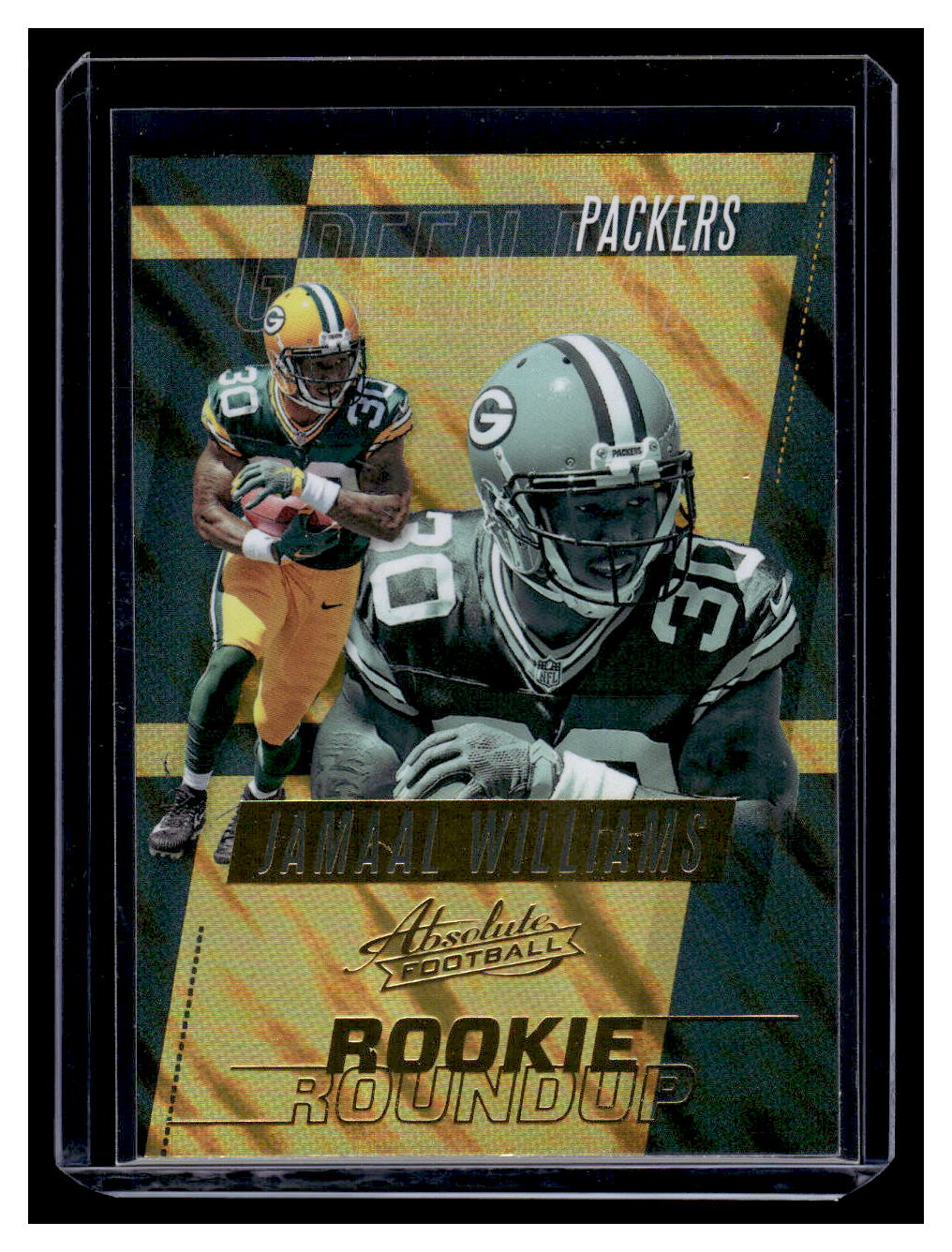 2017 Panini Absolute "Rookie Roundup" #15 Jamaal Williams Rookie RC (Green Bay Packers)