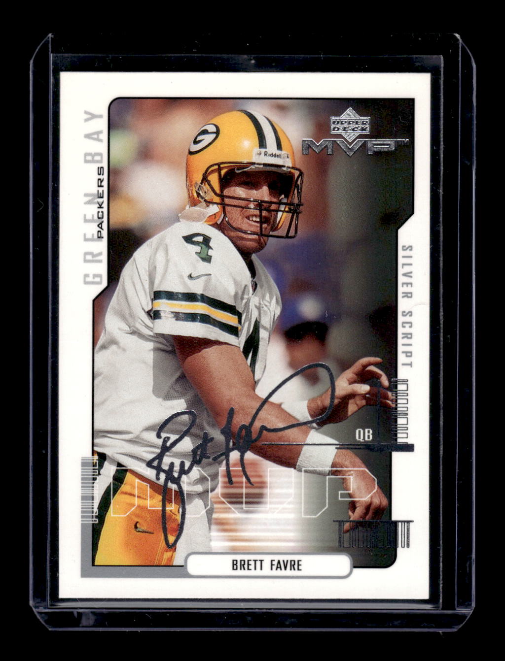 2000 Upper Deck MVP Silver Script #62 Brett Favre (Green Bay Packers)