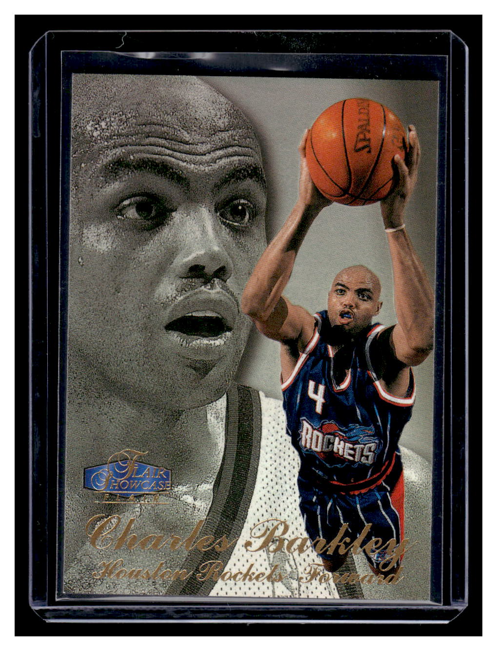 1997 Flair Showcase #34 Charles Barkley (Houston Rockets)