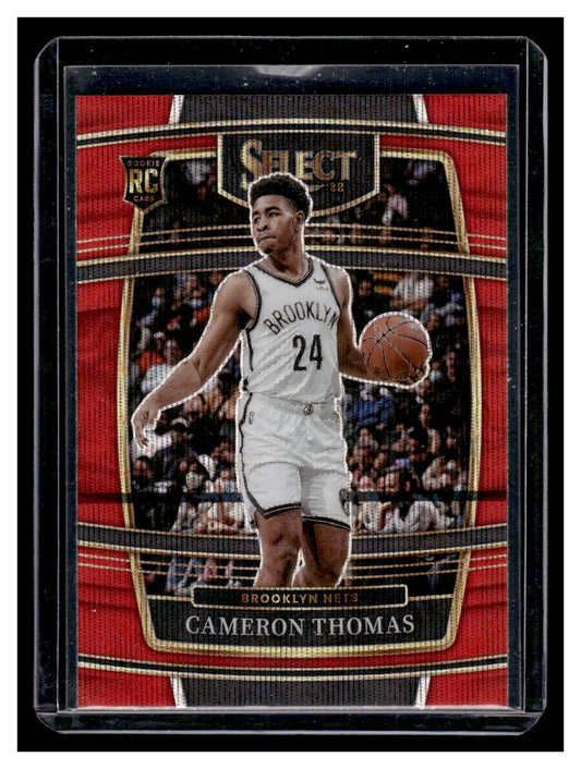 2021-22 Panini Select #21 "Orange Flash Prizm" Rookie RC (Brooklyn Nets)