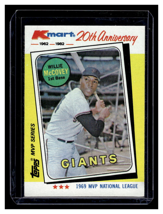 1982 Topps Kmart 20th Anniversary #16 Willie McCovey (San Francisco Giants)