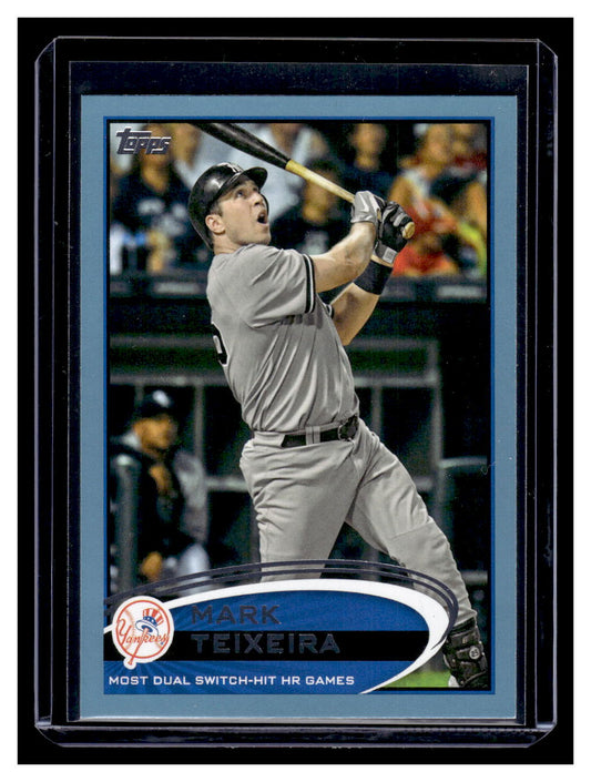 2012 Topps #234 "Blue Border" Mark Teixeira (New York Yankees)