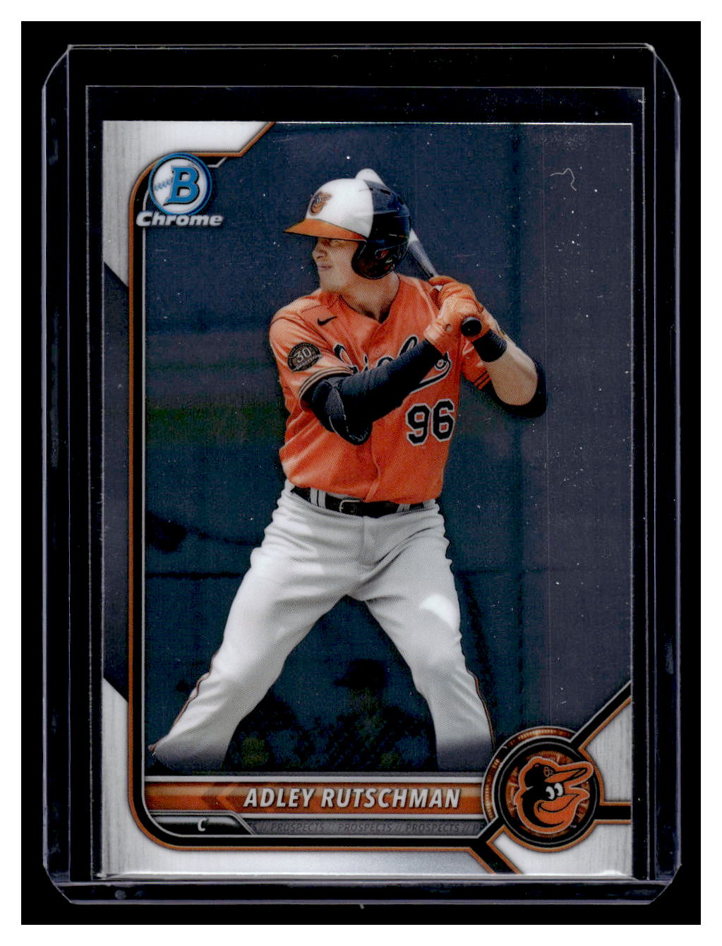 2022 Bowman Chrome Prospects #BCP29 Adley Rutschman (Baltimore Orioles)