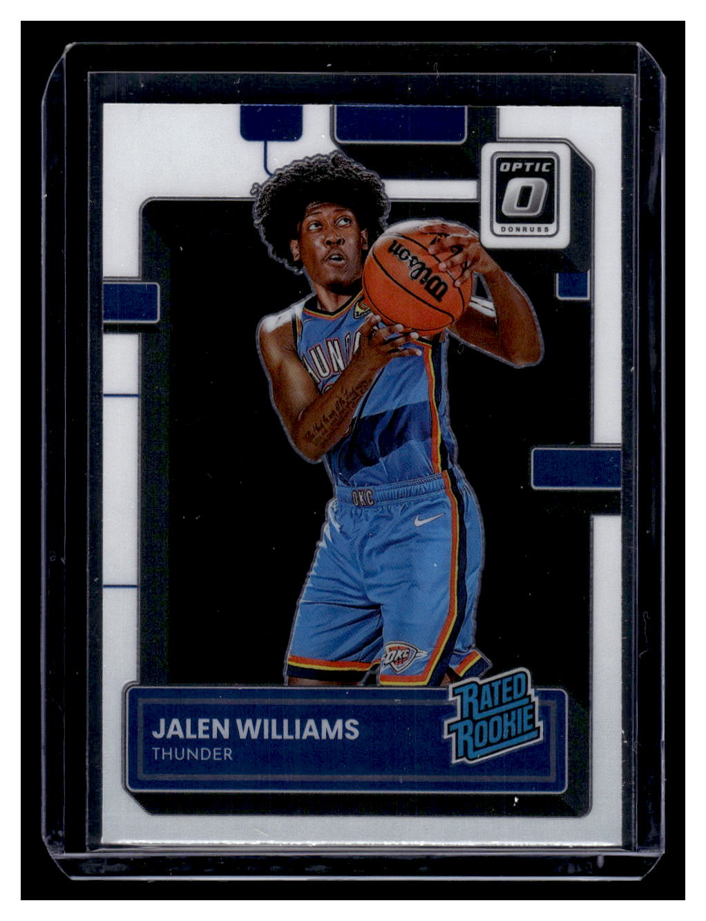 2022-23 Donruss Optic "Rated Rookies" #235 Jalen Williams Rookie RC (Oklahoma Thunder)