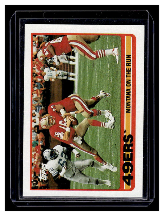 1989 Topps #6 Joe Montana (San Francisco 49ers)