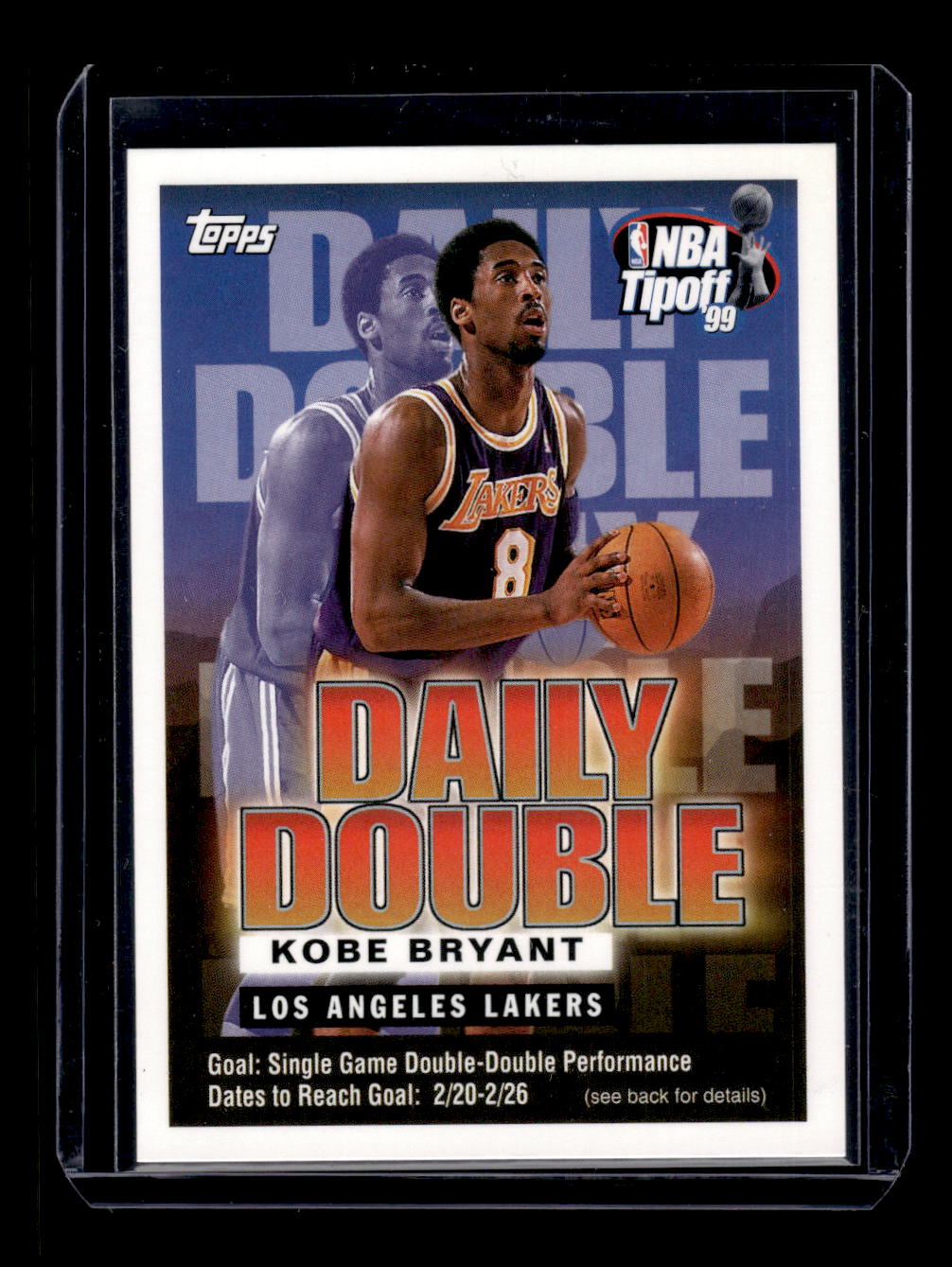 1999-00 Topps Kobe Bryant Daily Double Sweepstakes (Los Angeles Lakers)