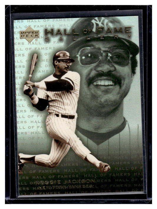 2001 Upper Deck Hall of Famers "HOF Gallery" #G1 Reggie Jackson (New York Yankees)