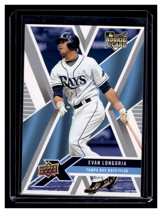 2008 Upper Deck X #94 Evan Longoria Rookie RC (Tampa Bay Rays)