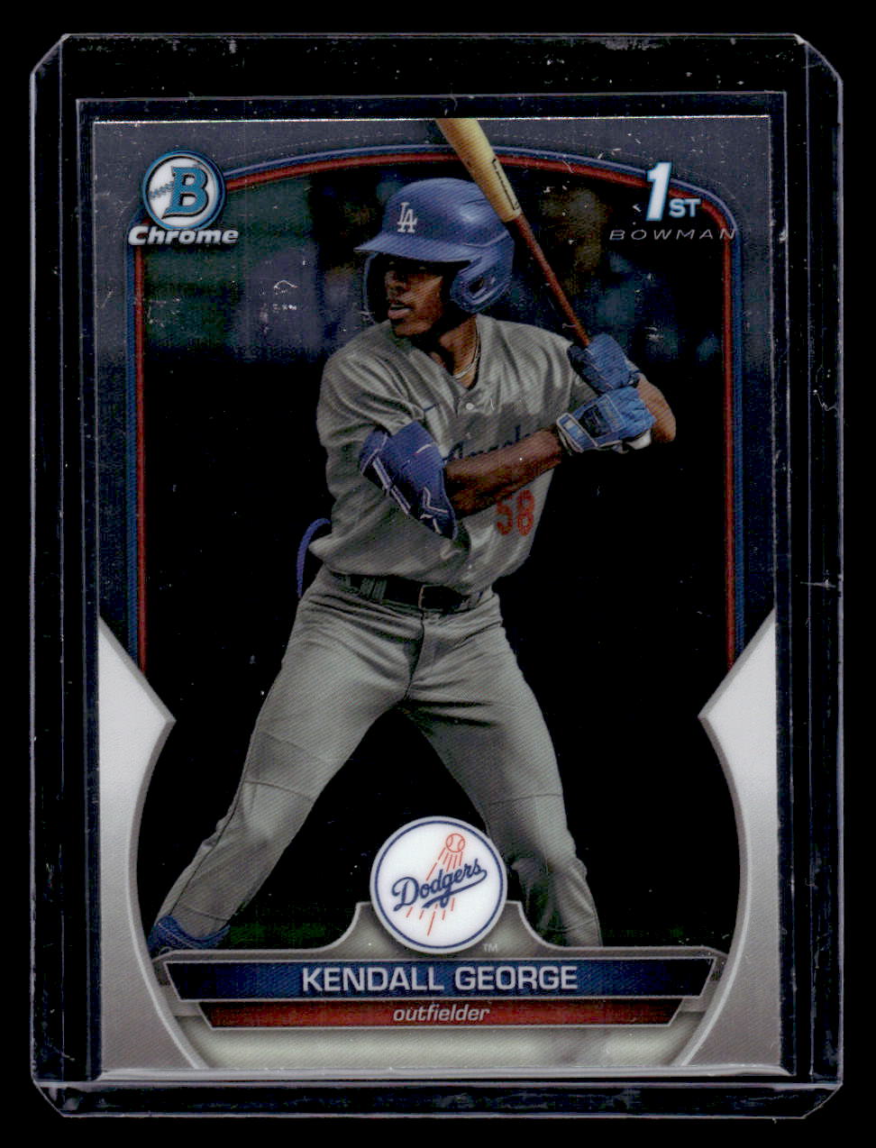 2023 Bowman Chrome Draft Kendall George #BDC-190 (Los Angeles Dodgers)