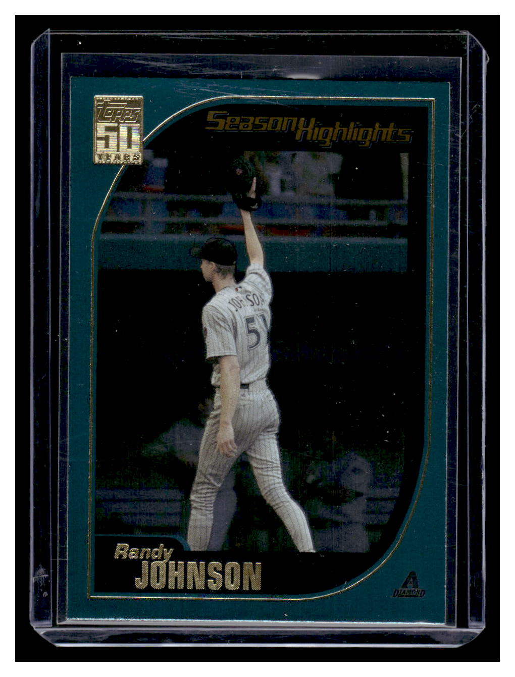 2001 Topps #3888 Randy Johnson (Arizona Diamondbacks)