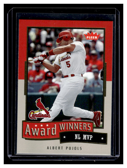 2006 Fleer "Award Winners" #AW1 Albert Pujols (St. Louis Cardinals)