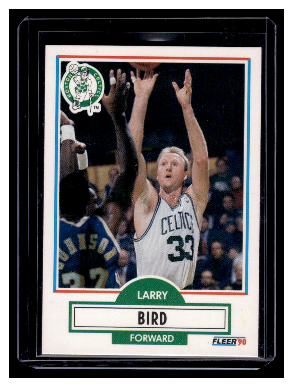 1990 Fleer #8 Larry Bird (Boston Celtics)