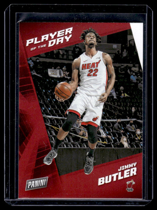 2021-22 Panini NBA Player of the Day #27 JImmy Butler (Miami Heat)