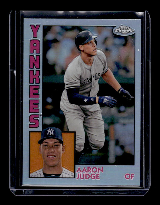 2019 Topps Chrome Refractor '84 Topps #84TC1 Aaron Judge (New York Yankees)