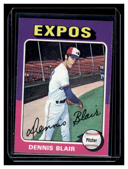 1975 Topps #521 Dennis Blair (Montreal Expos)