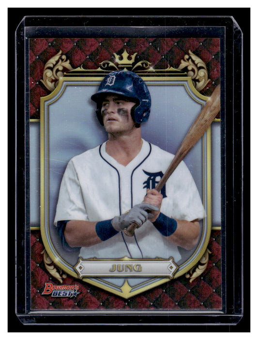 2022 Bowman's Best "Prospective Royalty" #PR-11 Jace Jung Rookie RC (Detroit Tigers)