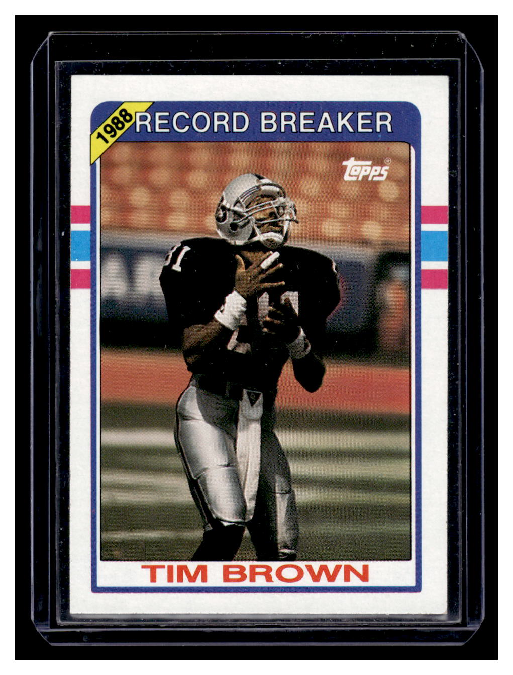 1989 Topps #2 Tim Brown (Los Angeles Raiders)