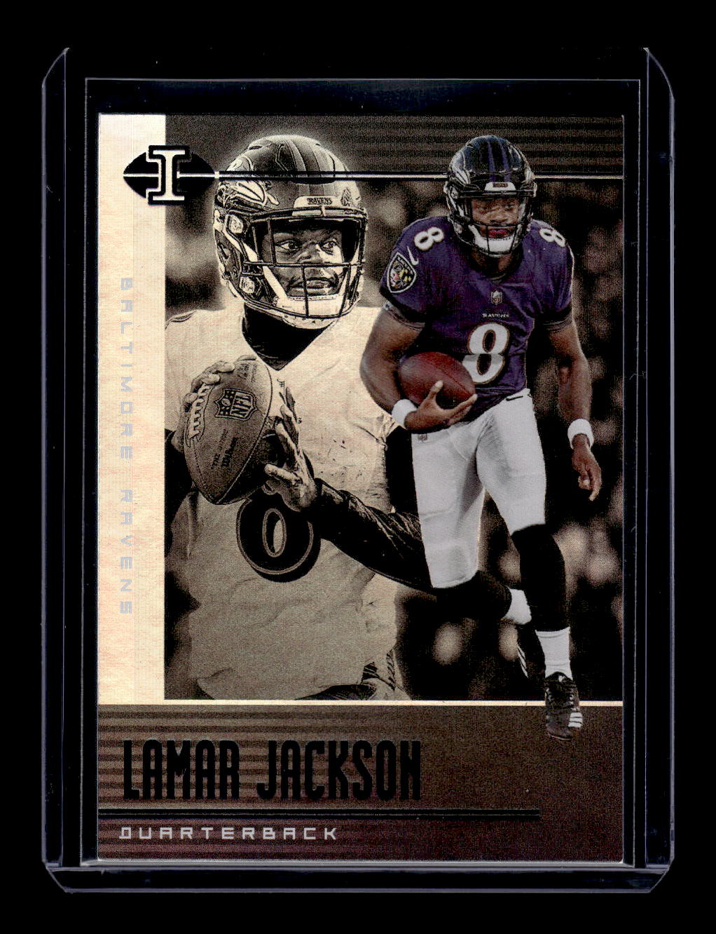 2019 Panini Illusions #60 Lamar Jackson (Baltimore Ravens)